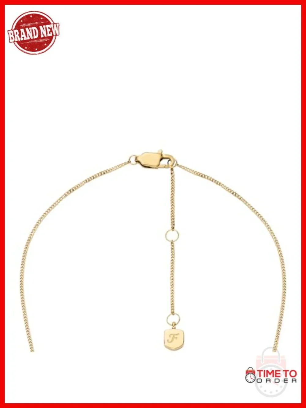 Gold-Tone Stainless Steel Butterfly Pendant Necklace with Crystals